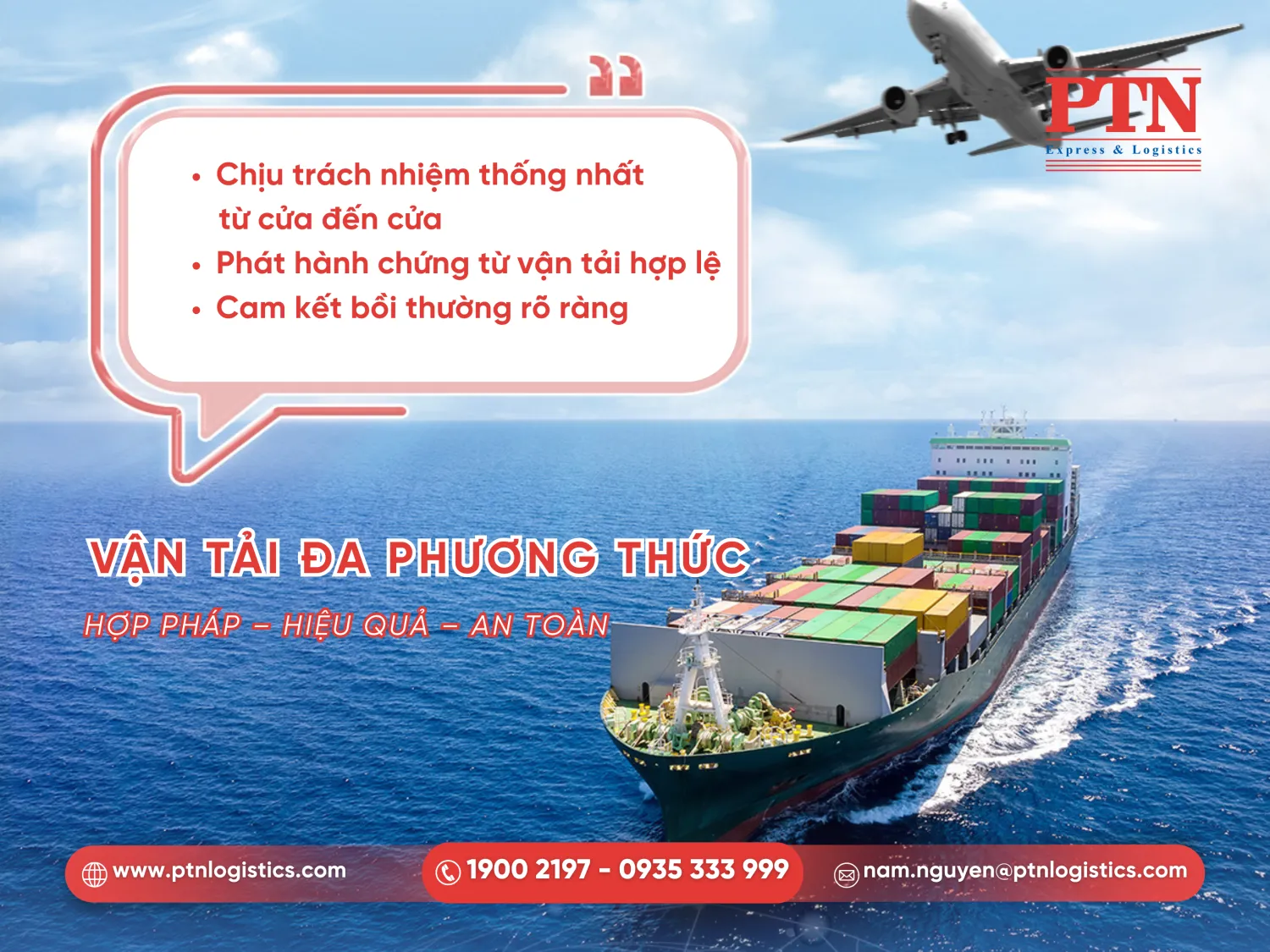 Giải pháp vận tải đa phương thức tại PTN