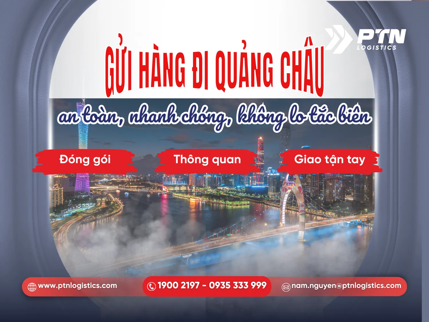 Gửi hàng đi Quảng Châu an toàn