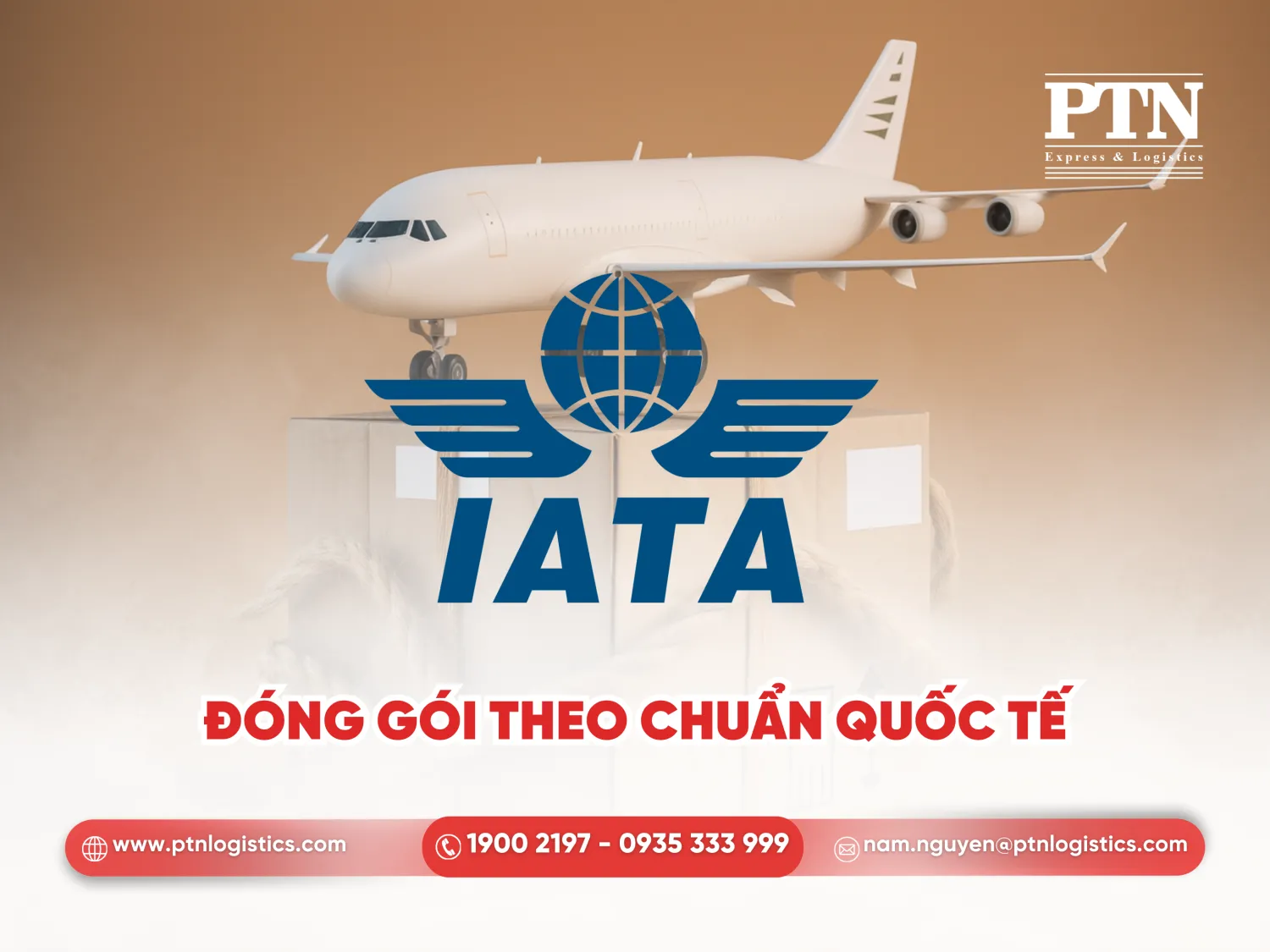 Hàng được đóng gói theo chuẩn IATA