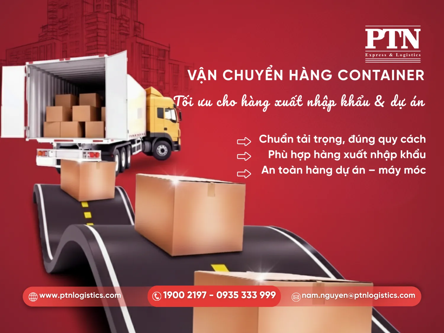 Hàng vận chuyển bằng xe container có đặc điểm gì