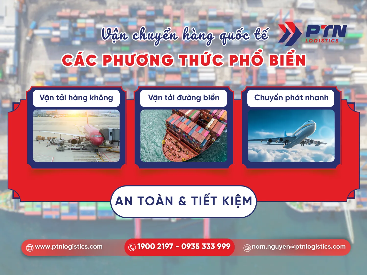 Hình thức vận chuyển hàng hóa quốc tế về Việt Nam