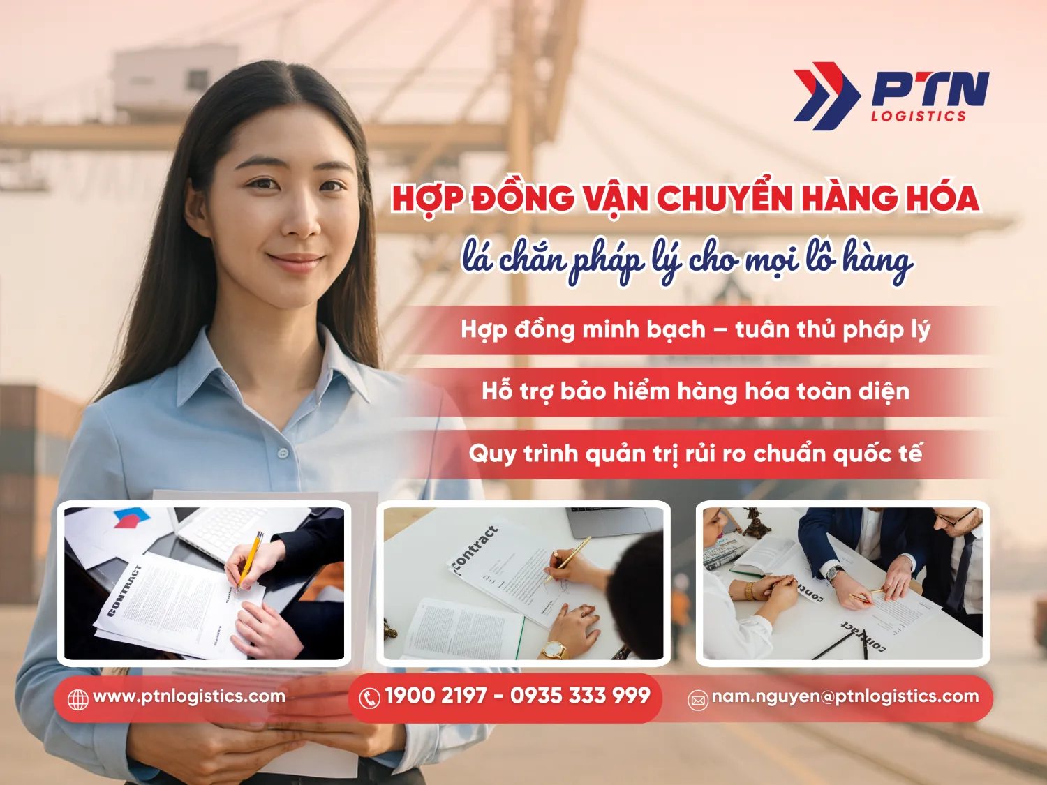 Hợp đồng vận chuyển hàng hóa: Lá chắn pháp lý cho mỗi lô hàng