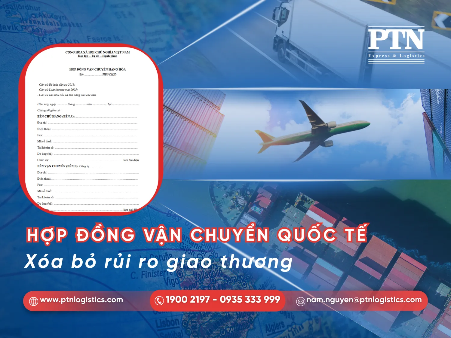 Hợp đồng vận chuyển hàng hóa quốc tế