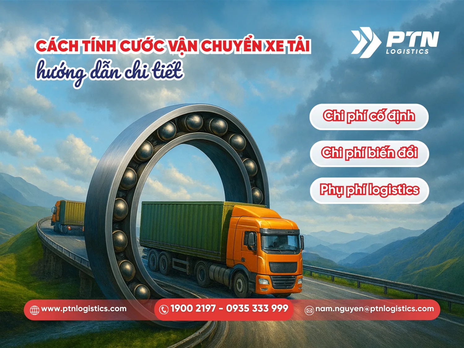 Hướng dẫn chi tiết cách tính cước vận chuyển xe tải