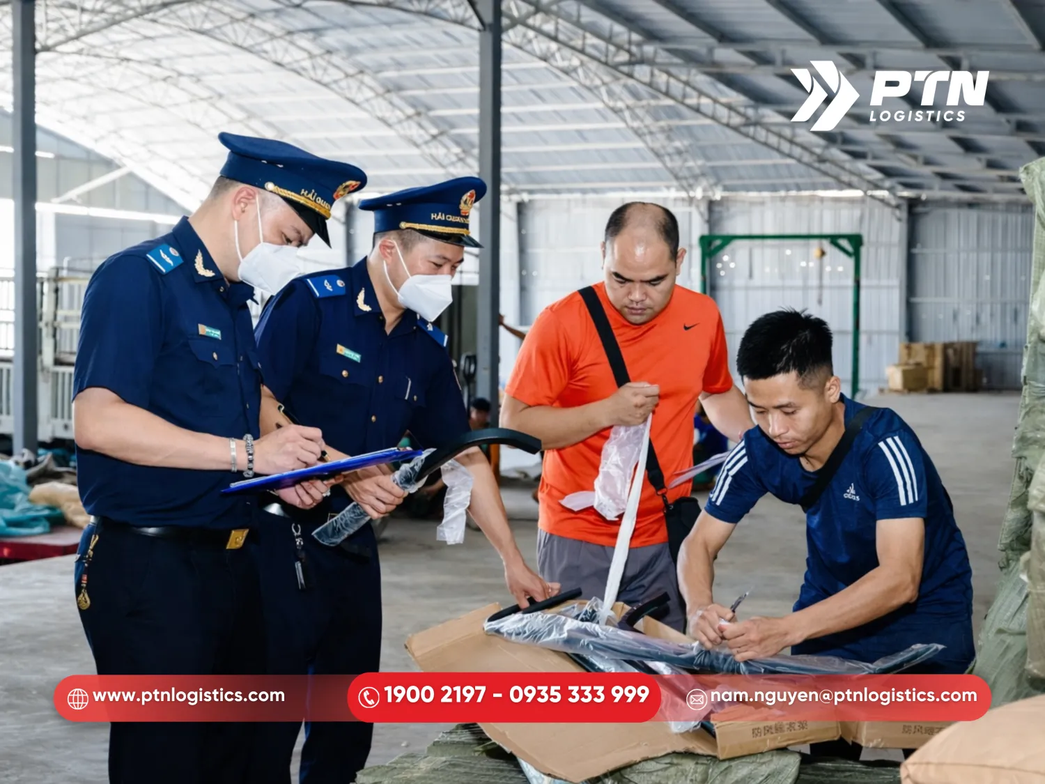 In tờ khai hải quan khi bị kiểm tra sau khi thông quan