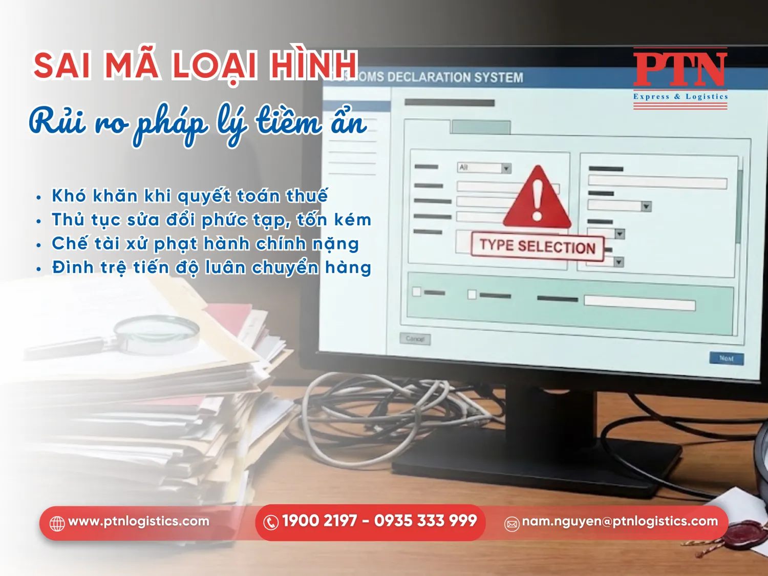 Khai sai loại hình xuất khẩu