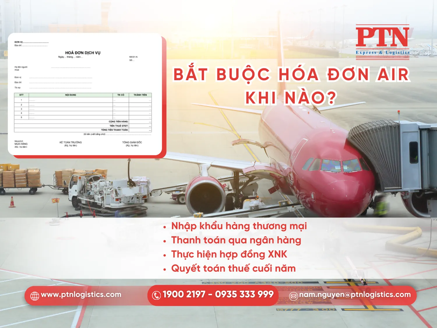 Khi nào cần dịch vụ vận chuyển có hóa đơn