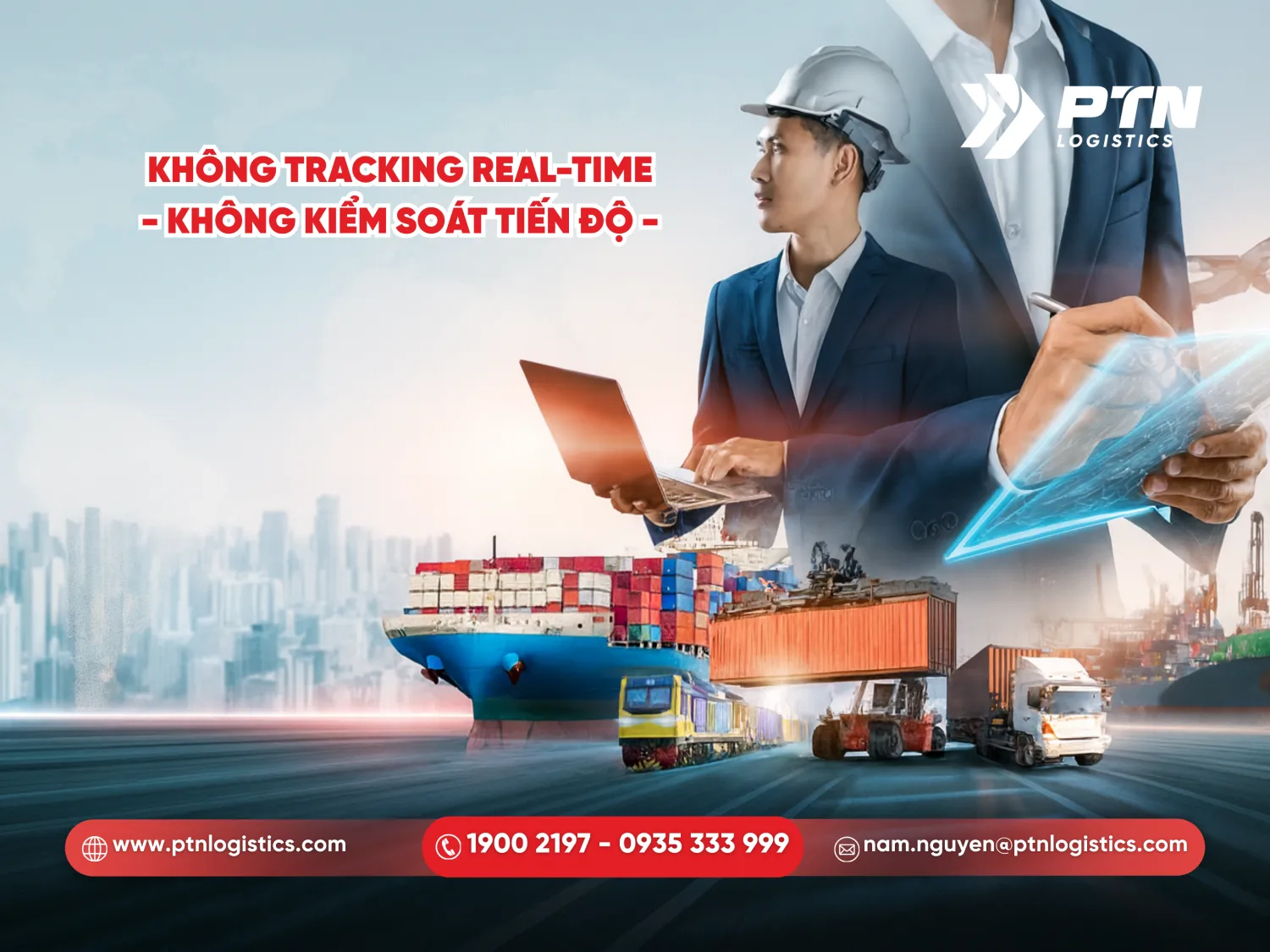 Không tracking real-time sẽ không kiểm soát tiến độ