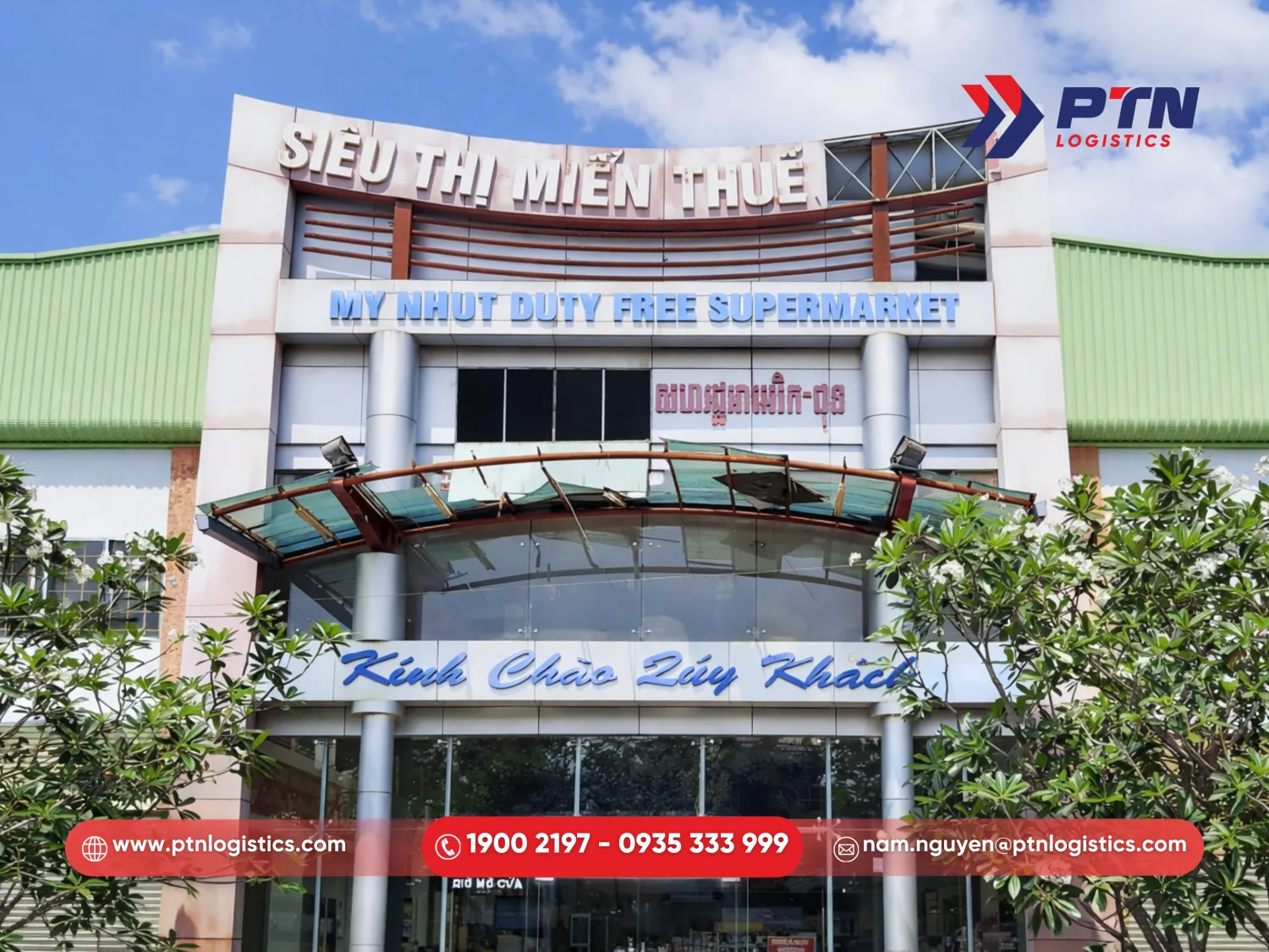 Khu phí thuế quan lân cận của cửa khẩu Tịnh Biên