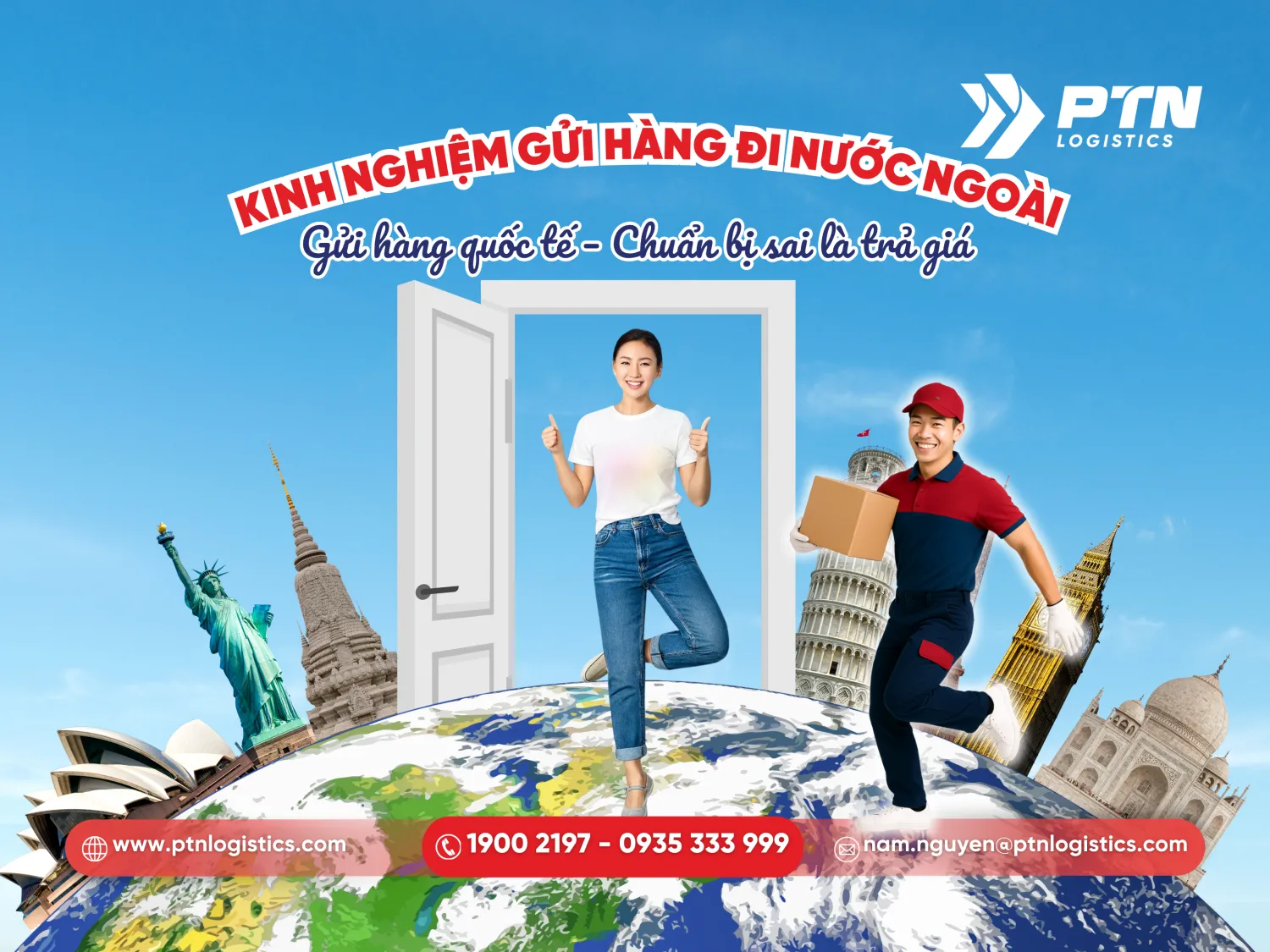 Kinh nghiệm gửi hàng đi nước ngoài chuẩn logistics
