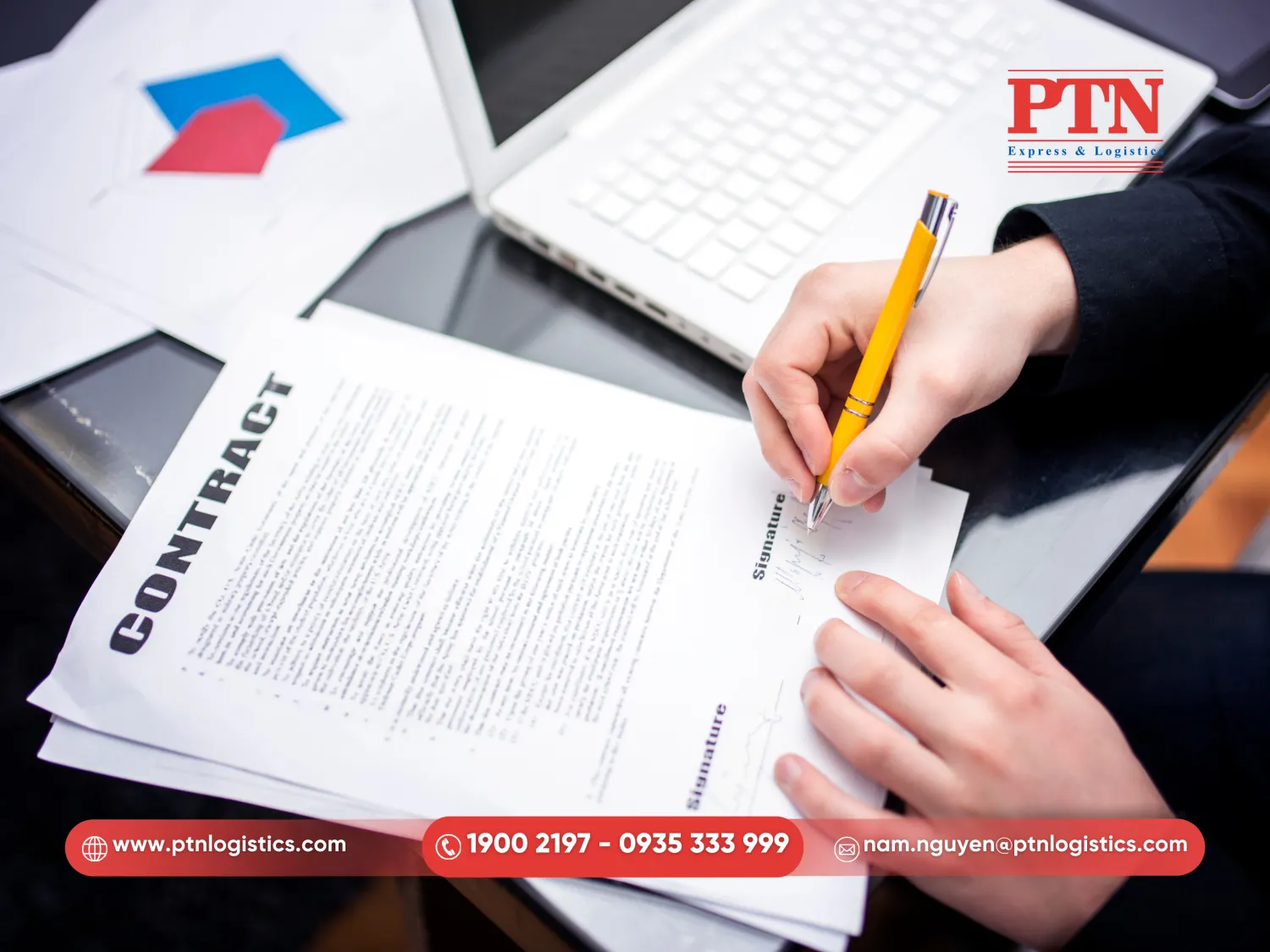 Ký hợp đồng vận chuyển