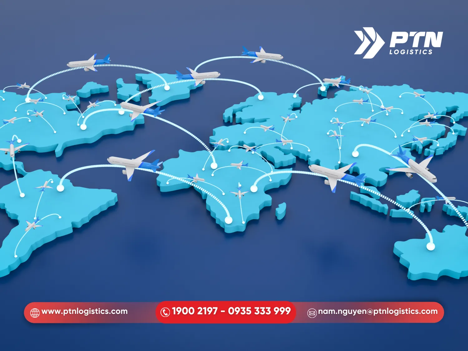 Là đơn vị vận chuyển uy tín PTN thiết lập định tuyến bay thẳng