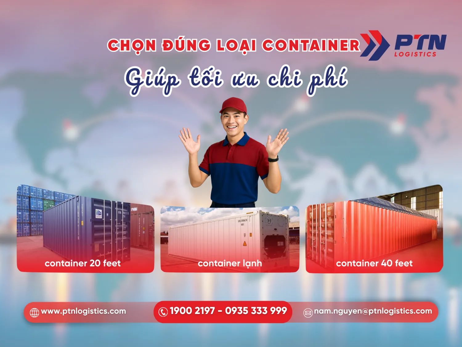 Loại bảng giá cước theo nhóm container