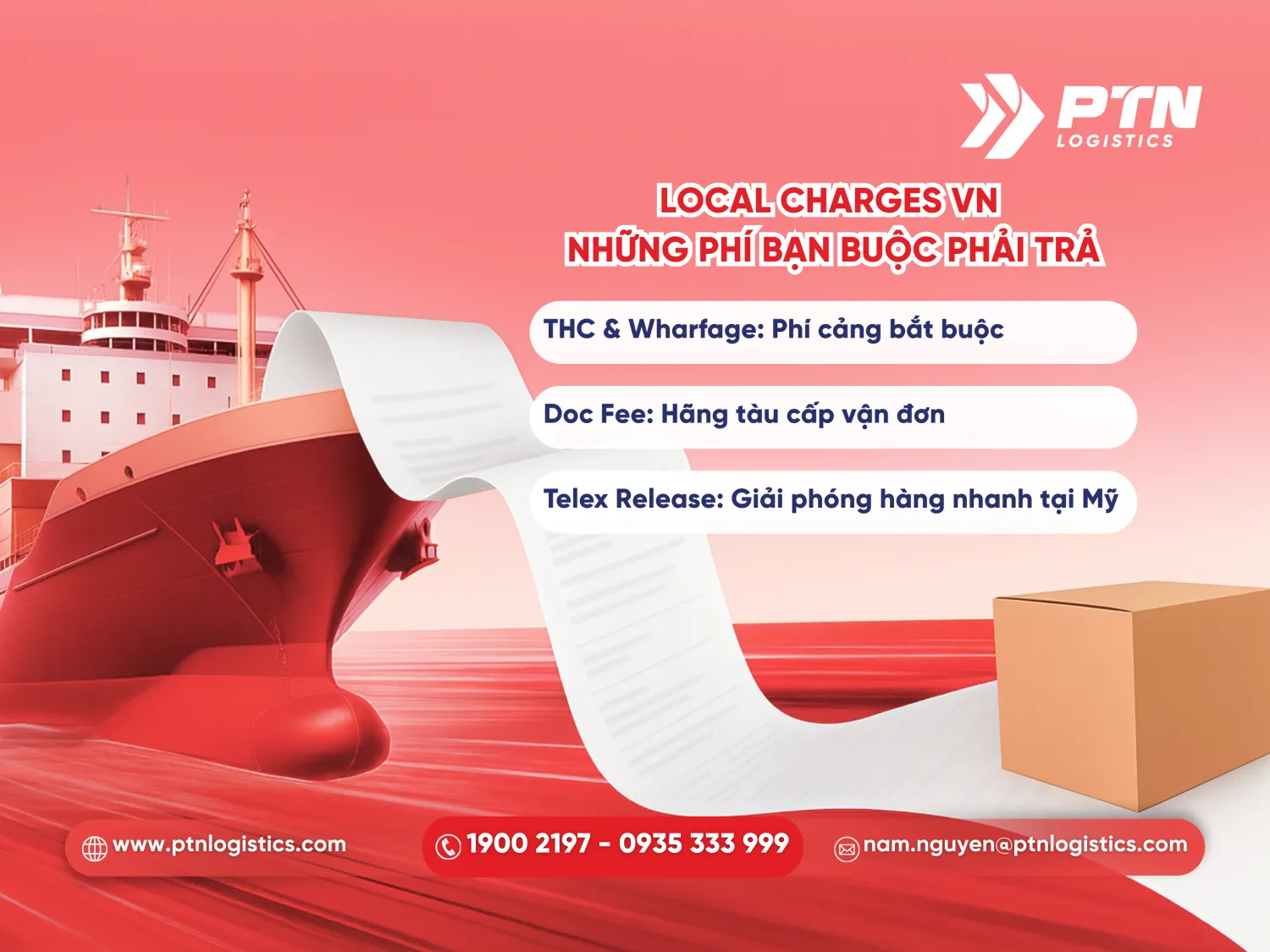 Local charges tại Việt Nam những phí bắt buộc phải tra