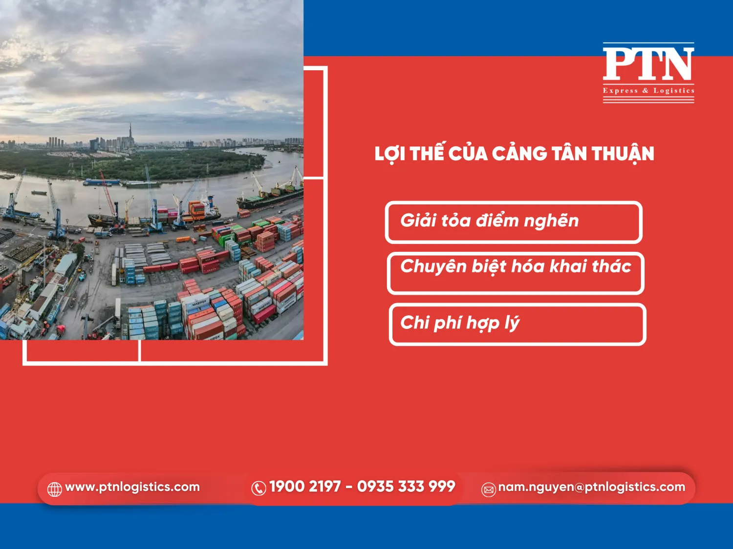 Lợi thế của cảng Tân Thuận
