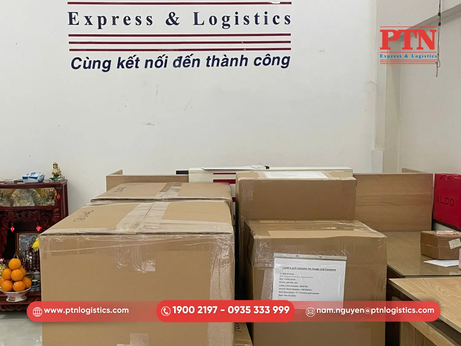 Lựa chọn PTN cho quy trình vận chuyển 