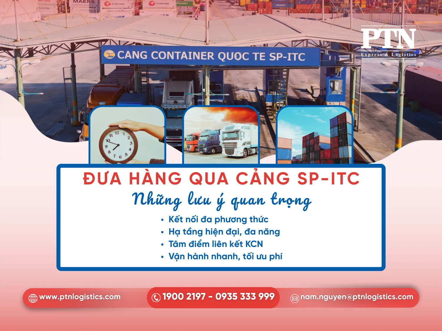 Lưu ý quan trọng khi đưa hàng qua cảng Spict