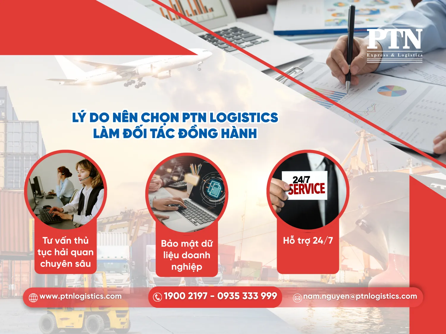 Lý do nên chọn PTN Logistics làm đối tác đồng hành