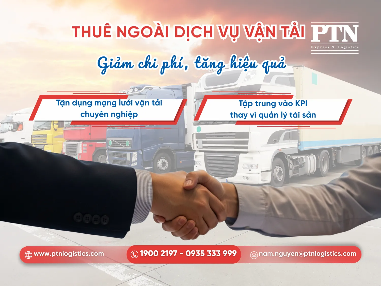 Mô hình thuê ngoài dịch vụ vận tải 