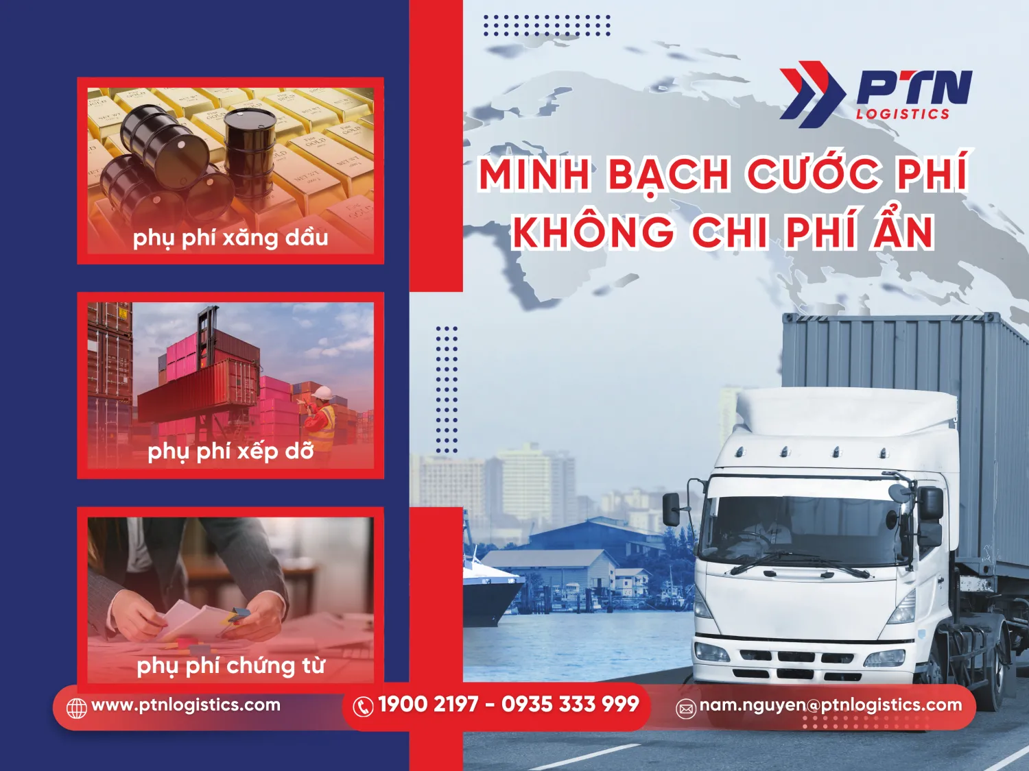 Một số loại phụ phí thường gặp