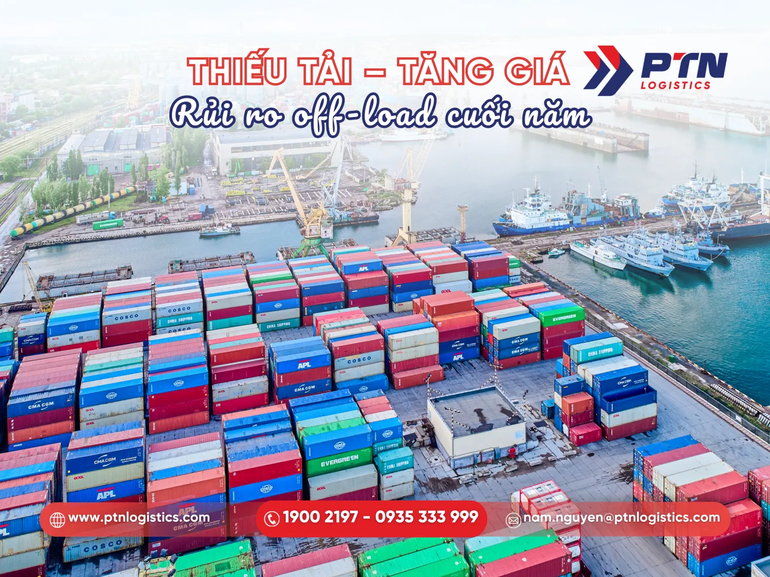 Mùa cao điểm dẫn đến thiếu hụt container