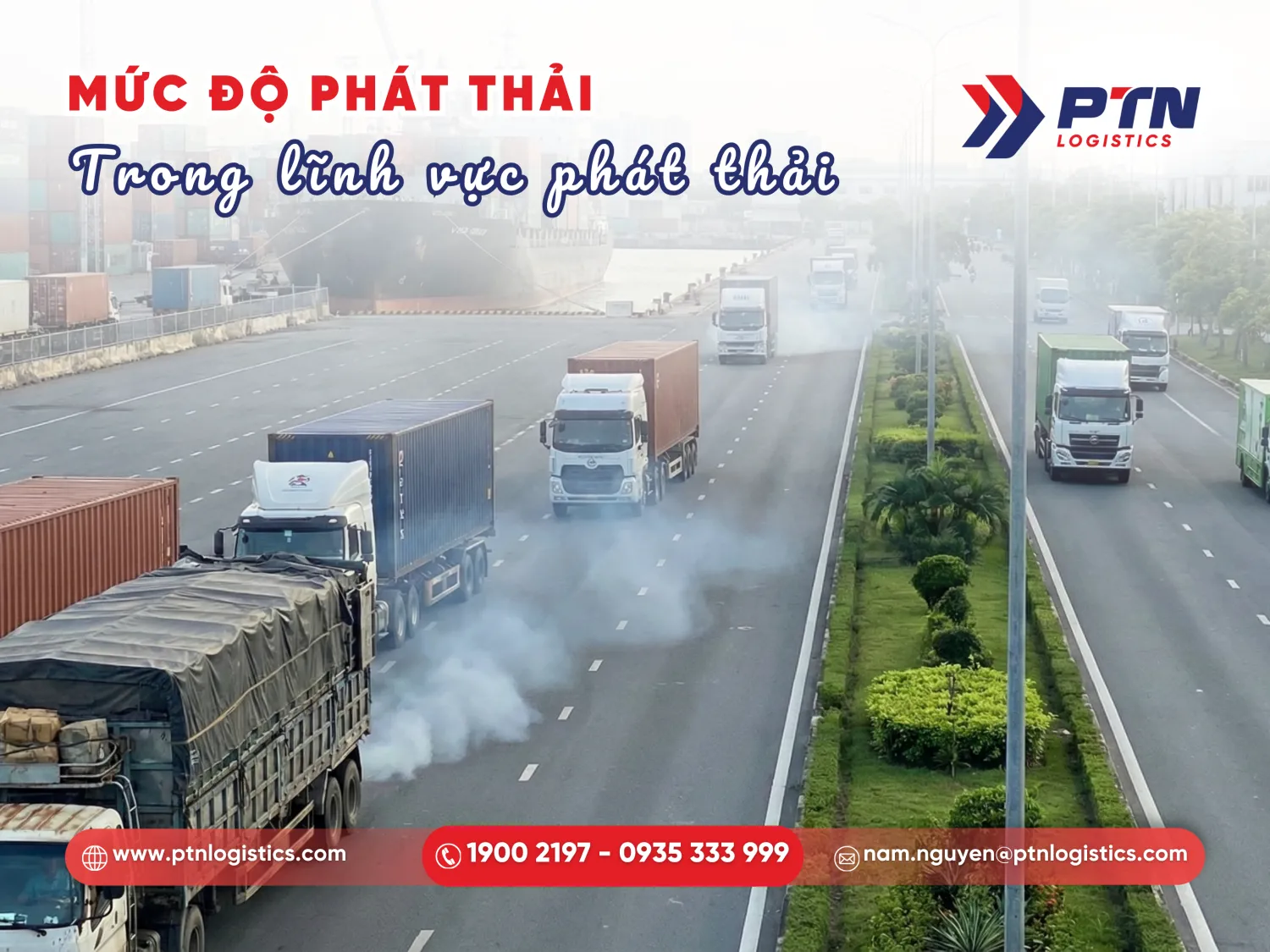Mức độ phát thải của lĩnh vực logistics hiện nay