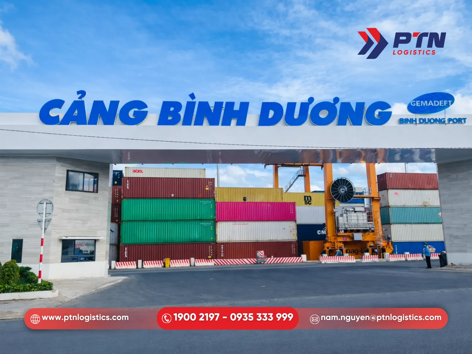 Năng lực vận tải container tại Bình Dương