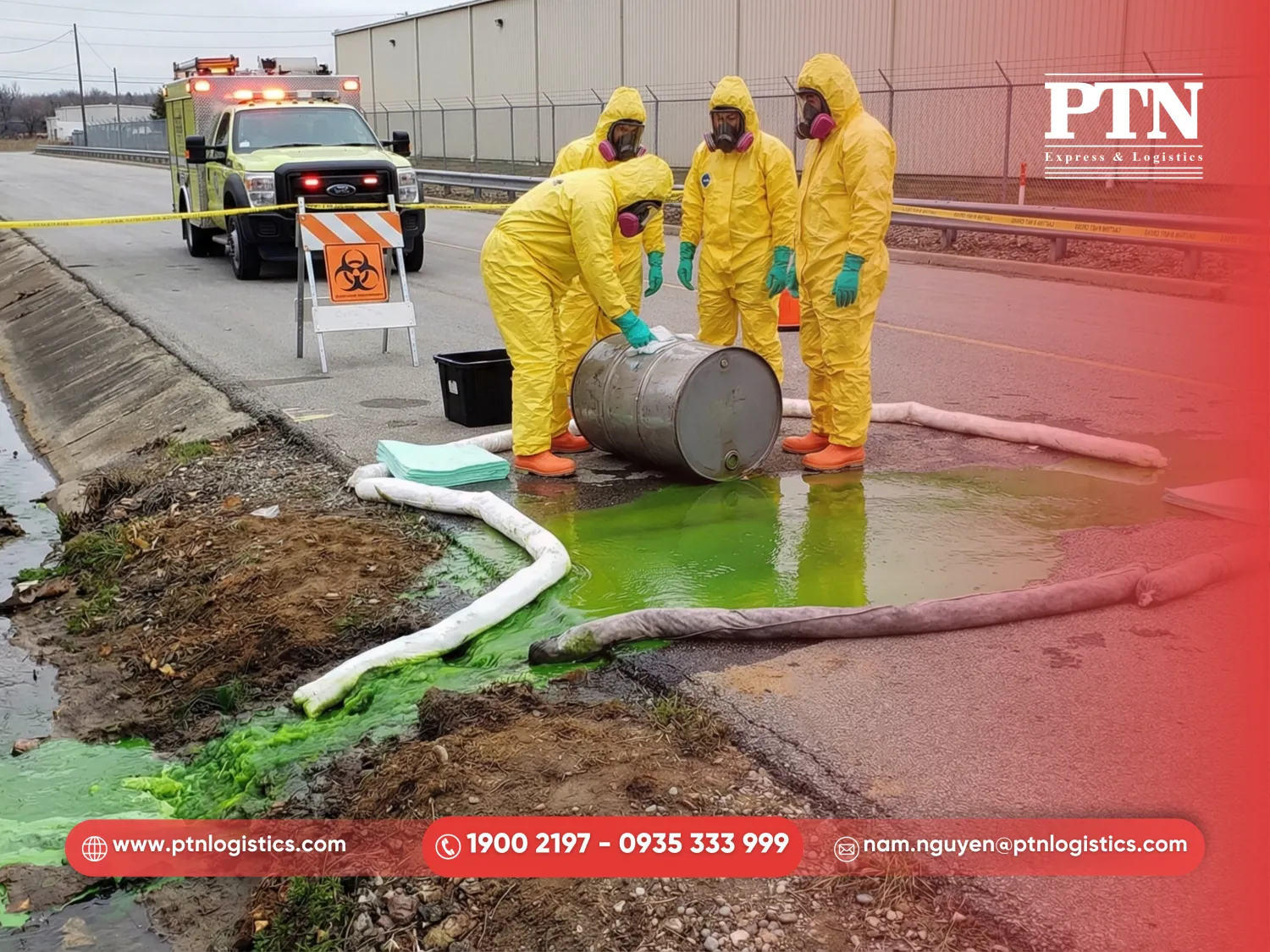 Nguy cơ rò rỉ hóa chất