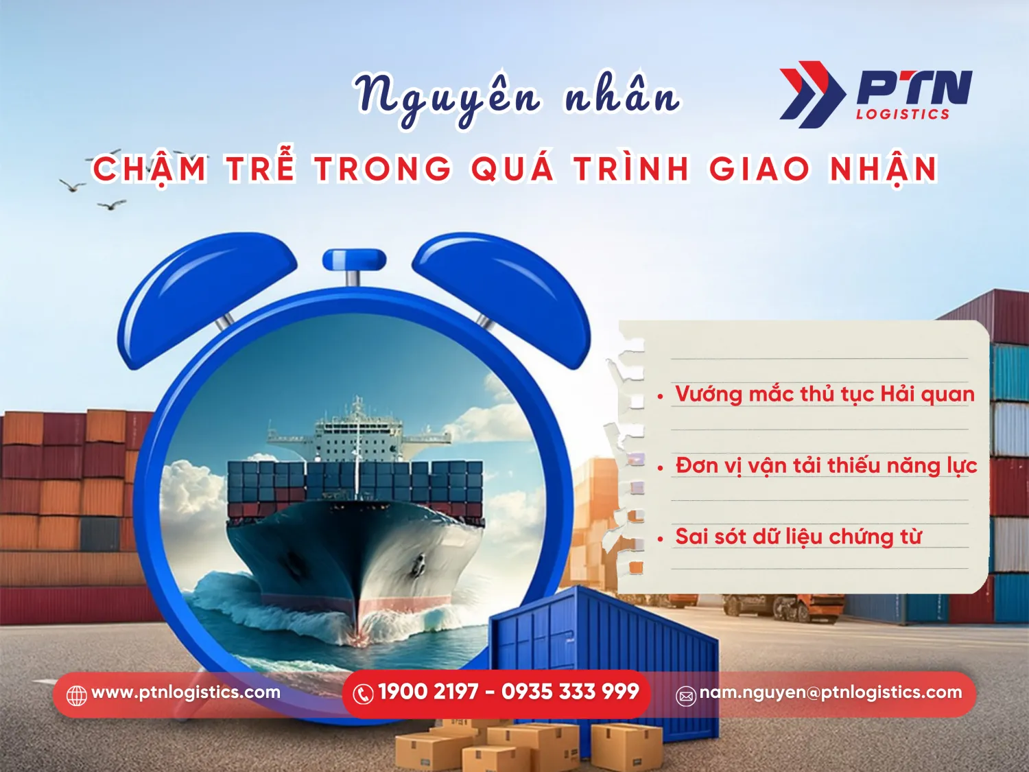 Nguyên nhân làm chậm trễ trong quá trình giao nhanh
