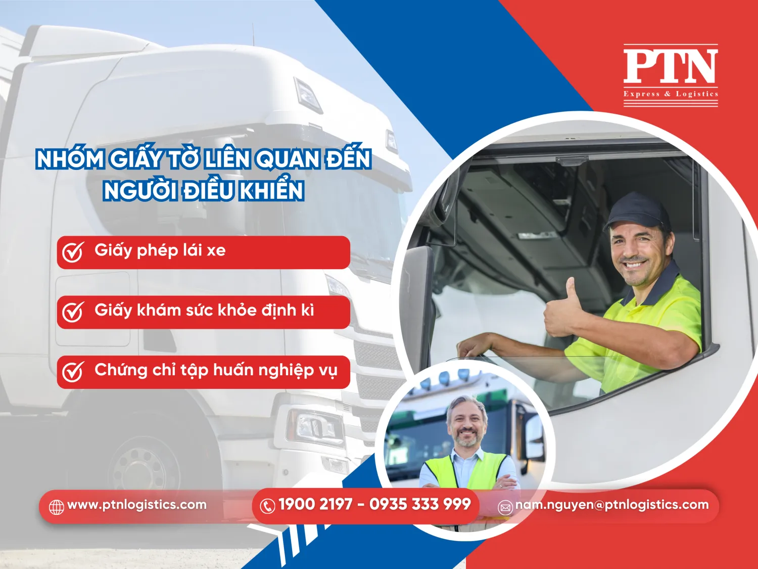 Nhóm giấy tờ liên quan đến người điều khiển