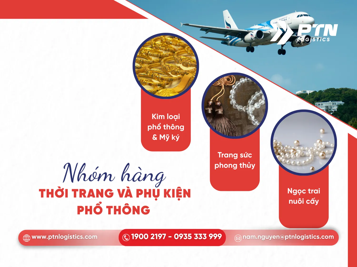 Nhóm hàng thời trang và phụ kiện phổ thông gửi đi Mỹ từ Việt Nam