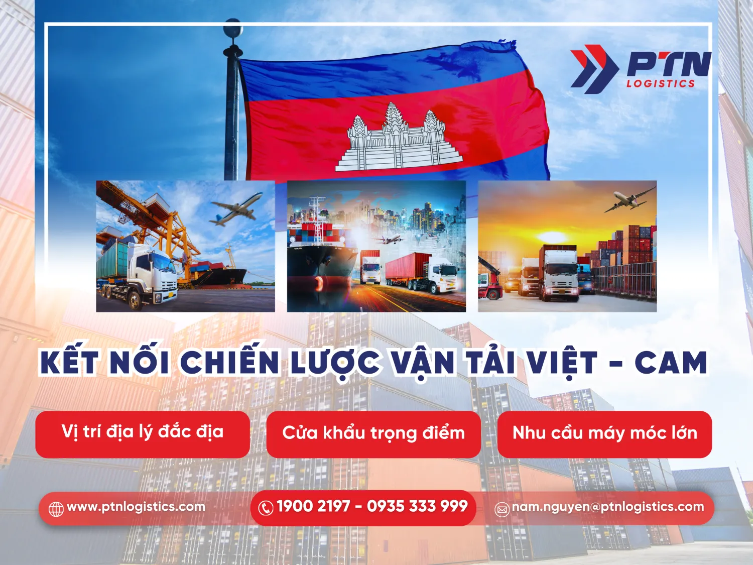 Nhu cầu vận chuyển Sài Gòn đi Campuchia