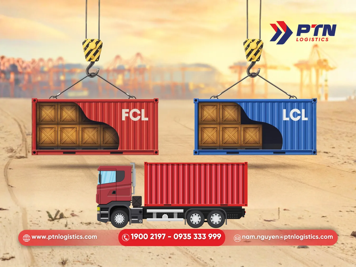 Những hình thức vận chuyển container đường bộ phổ biến