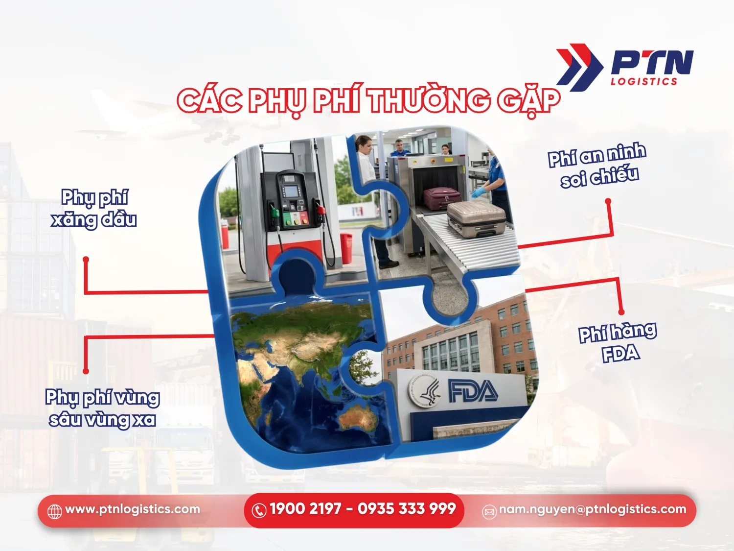 Những loại phụ phí trong ngành logistics cần biết