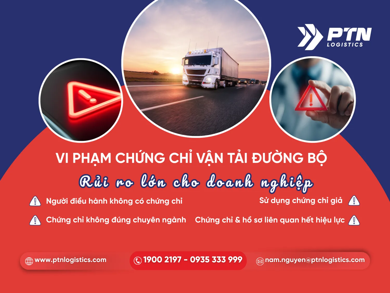 Những lỗi vi phạm chứng chỉ vận tải đường bộ