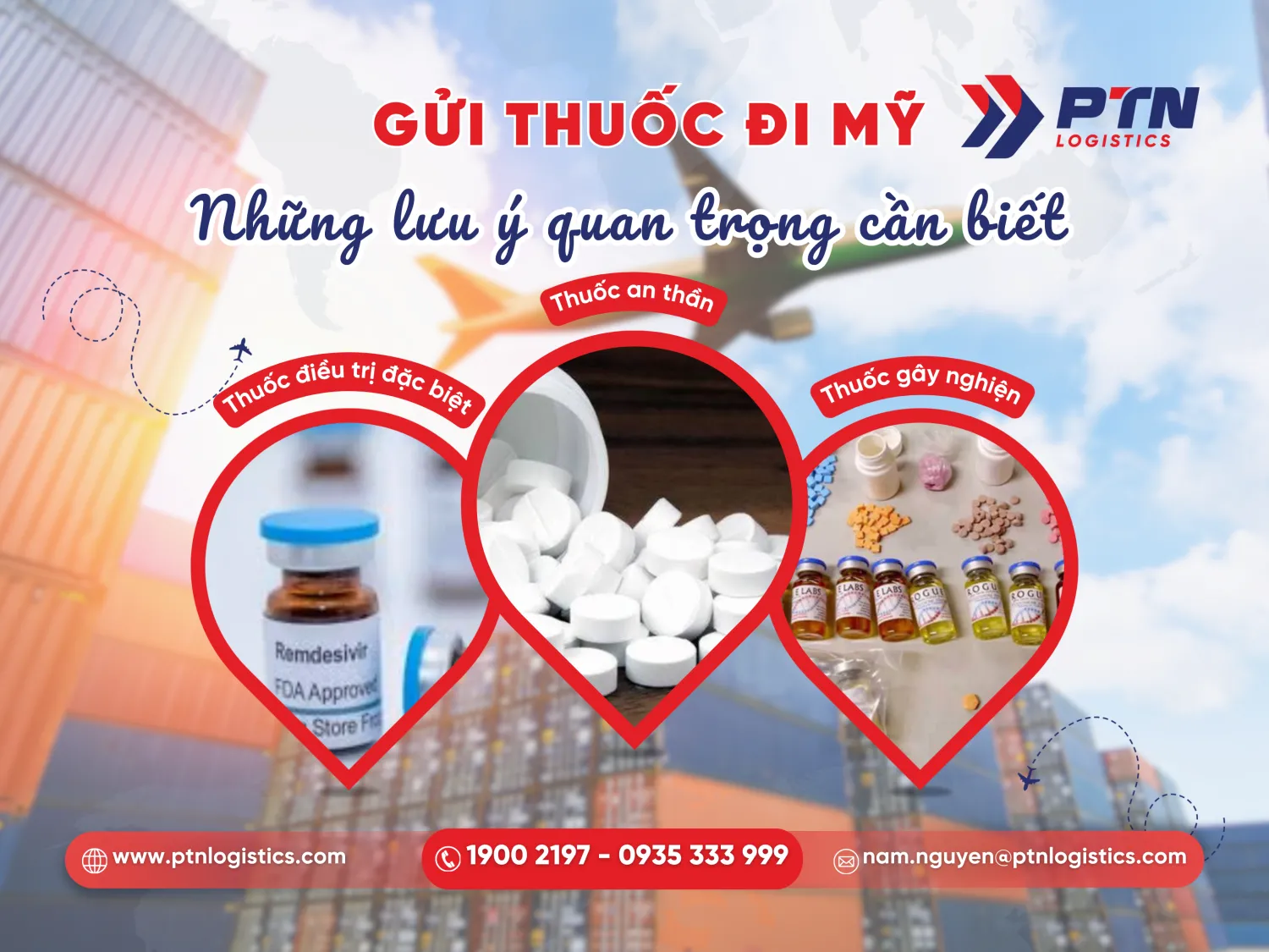 Những lưu ý khi gửi các loại thuốc đặc thù