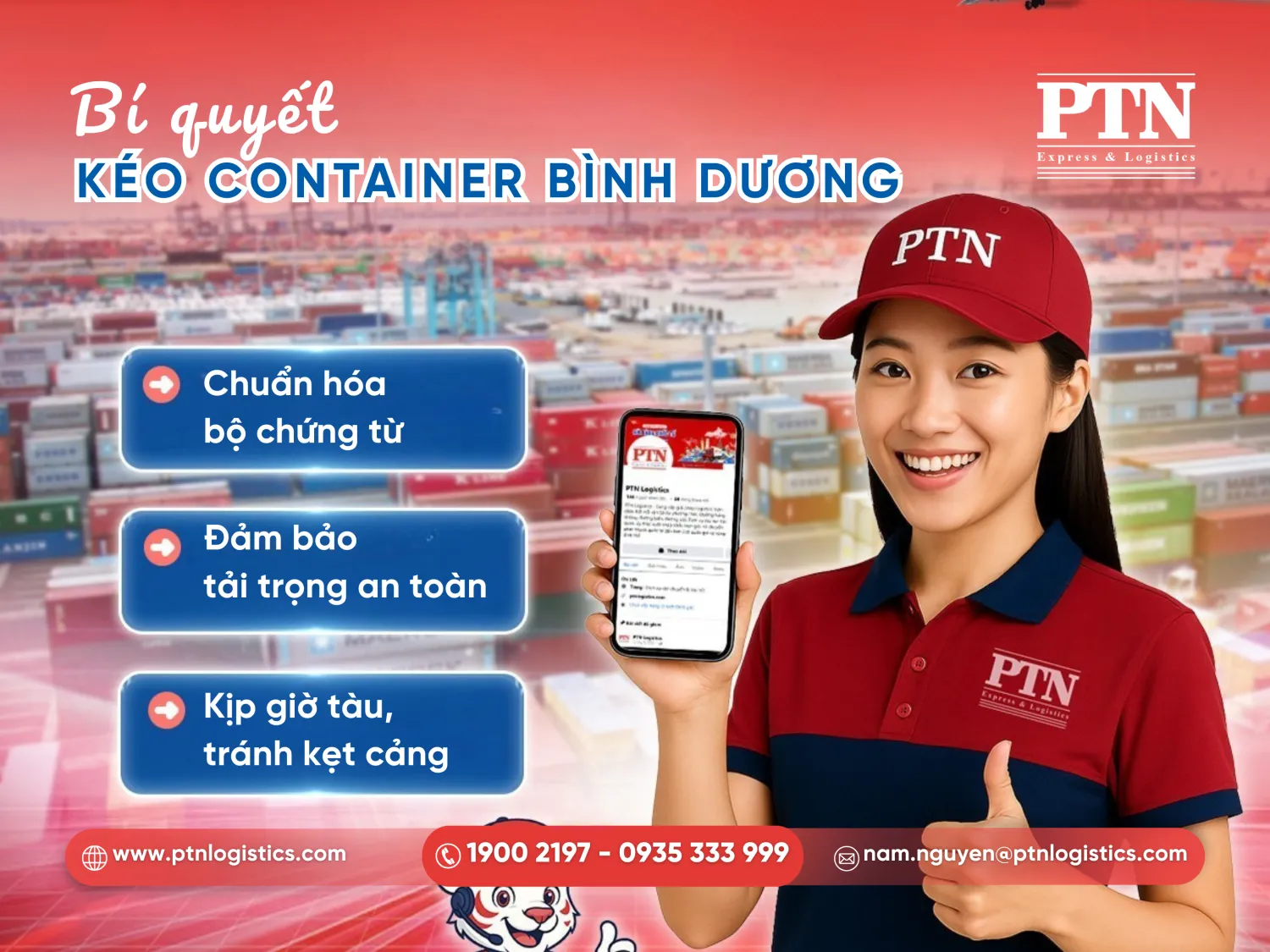Những lưu ý khi kéo container tại Bình Dương