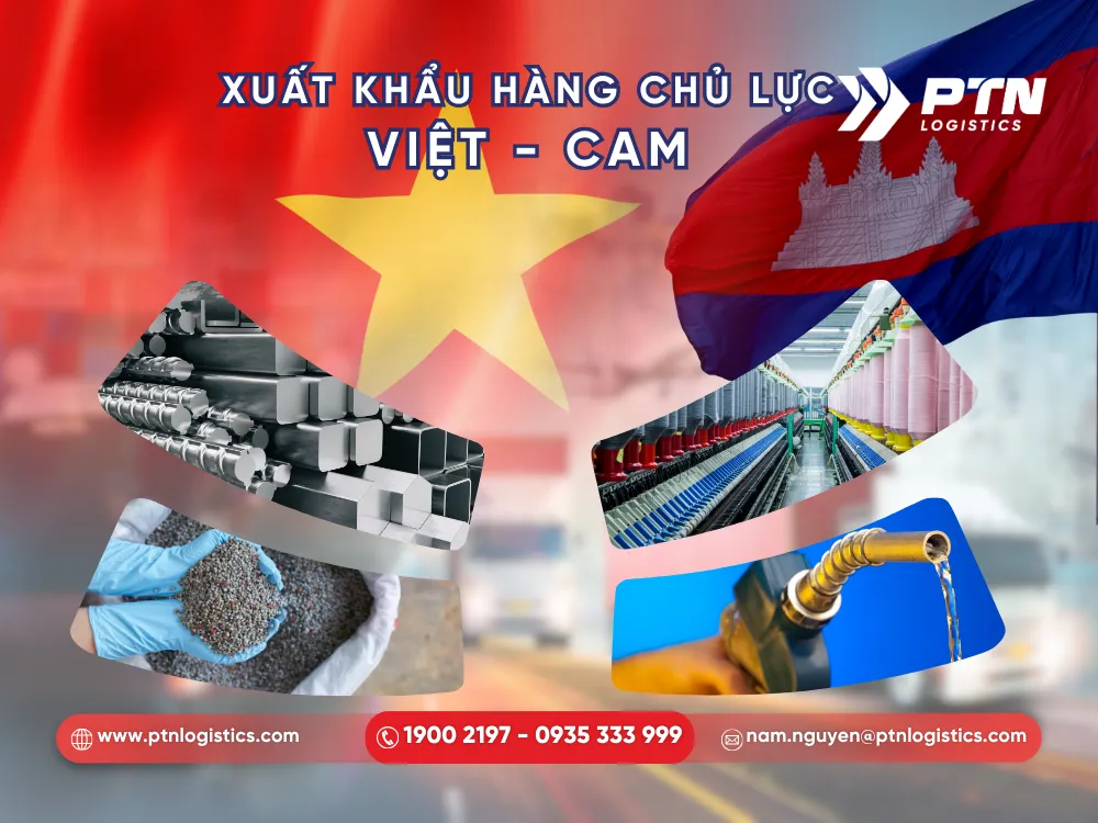 Những mặt hàng Việt Nam xuất khẩu sang Campuchia