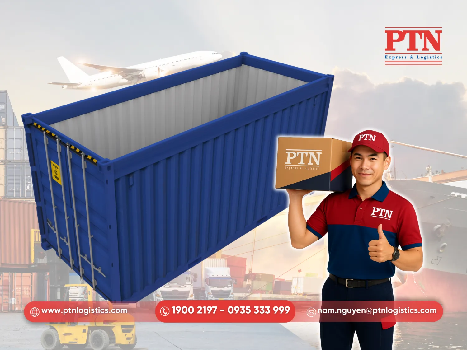 Open top container cho hàng cao quá mái