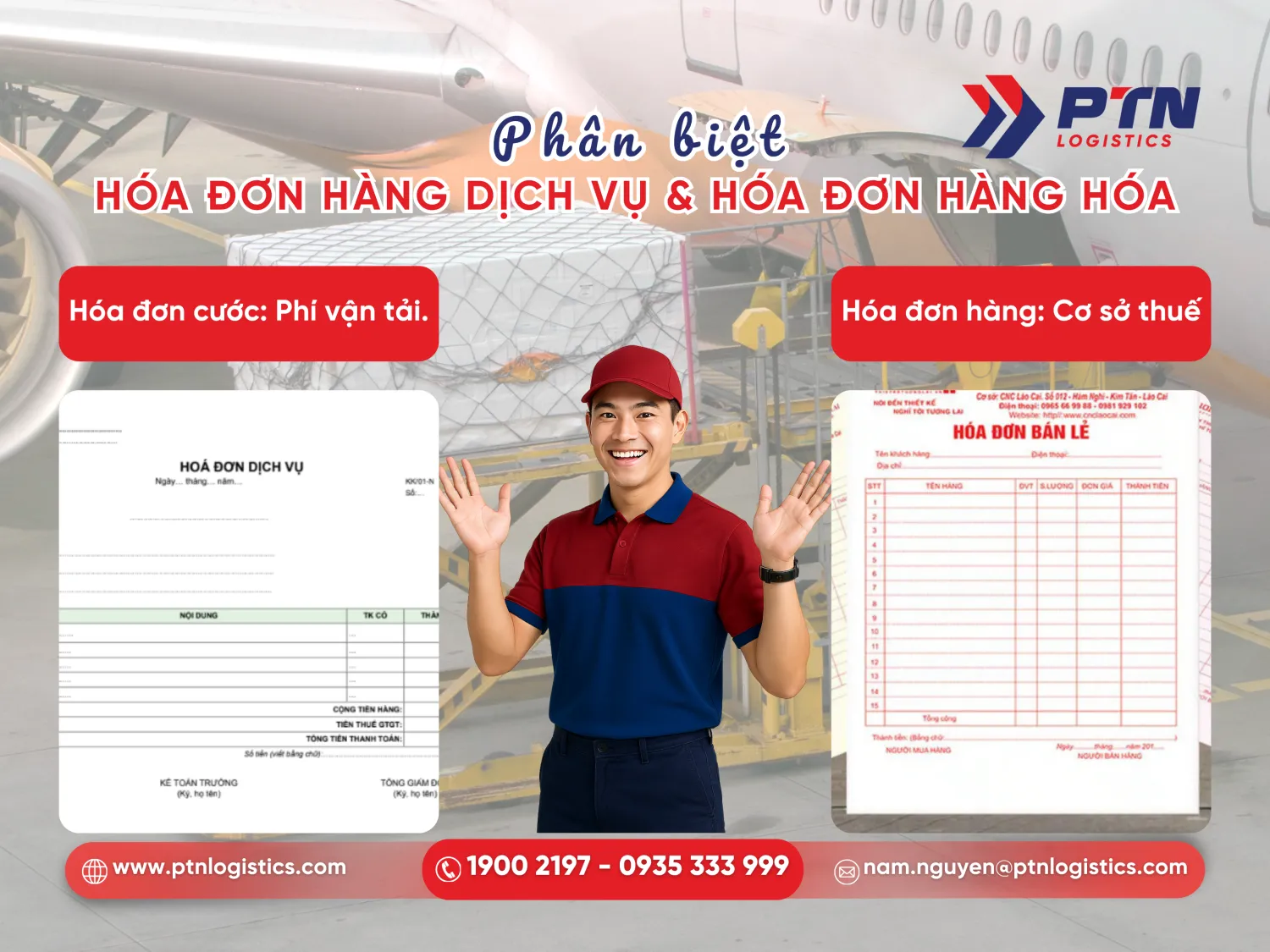 Phân biệt giữa hóa đơn hàng hóa và hóa đơn dịch vụ