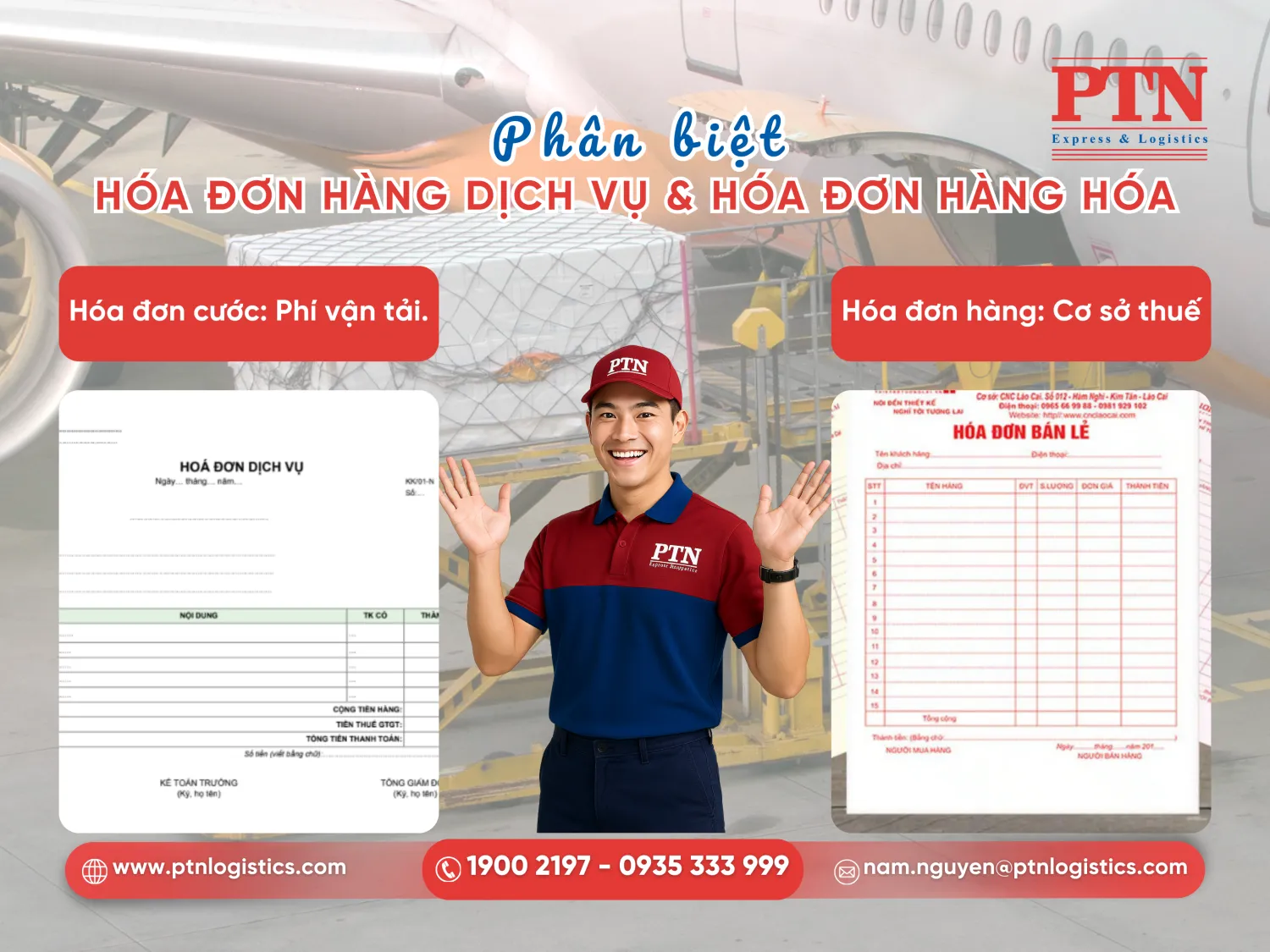 Phân biệt hóa đơn hàng hóa và hóa đơn dịch vụ