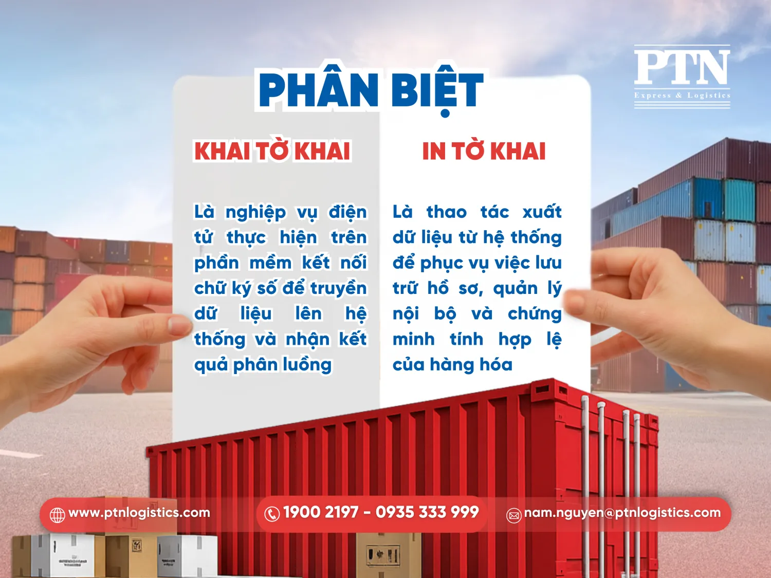 Phân biệt khai tờ khai và in tờ khai