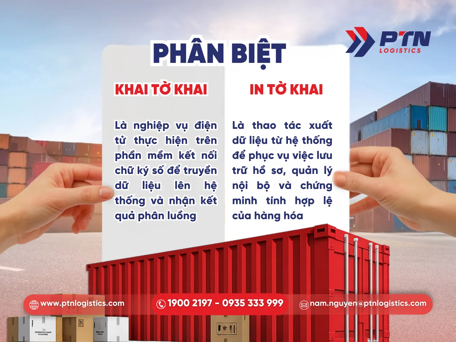 Phân biệt rõ khai tờ khai và in tờ khai