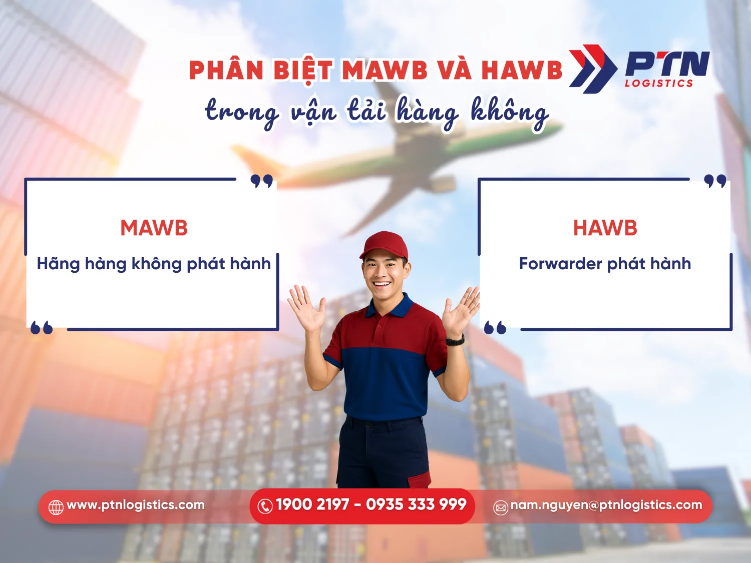 Phân loại giữa MAWB - HAWB