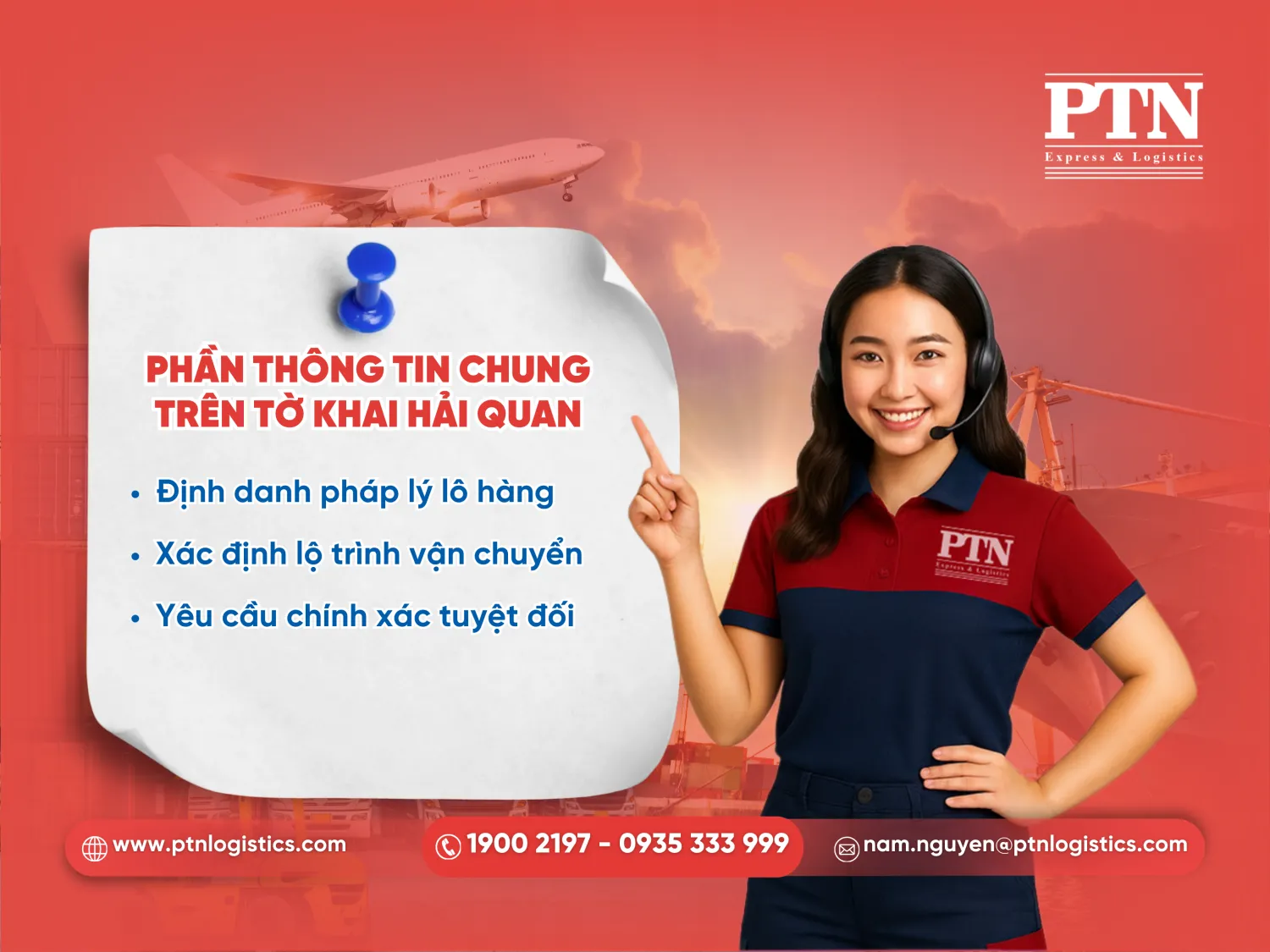 Phần thông tin chung trên tờ khai hải quan