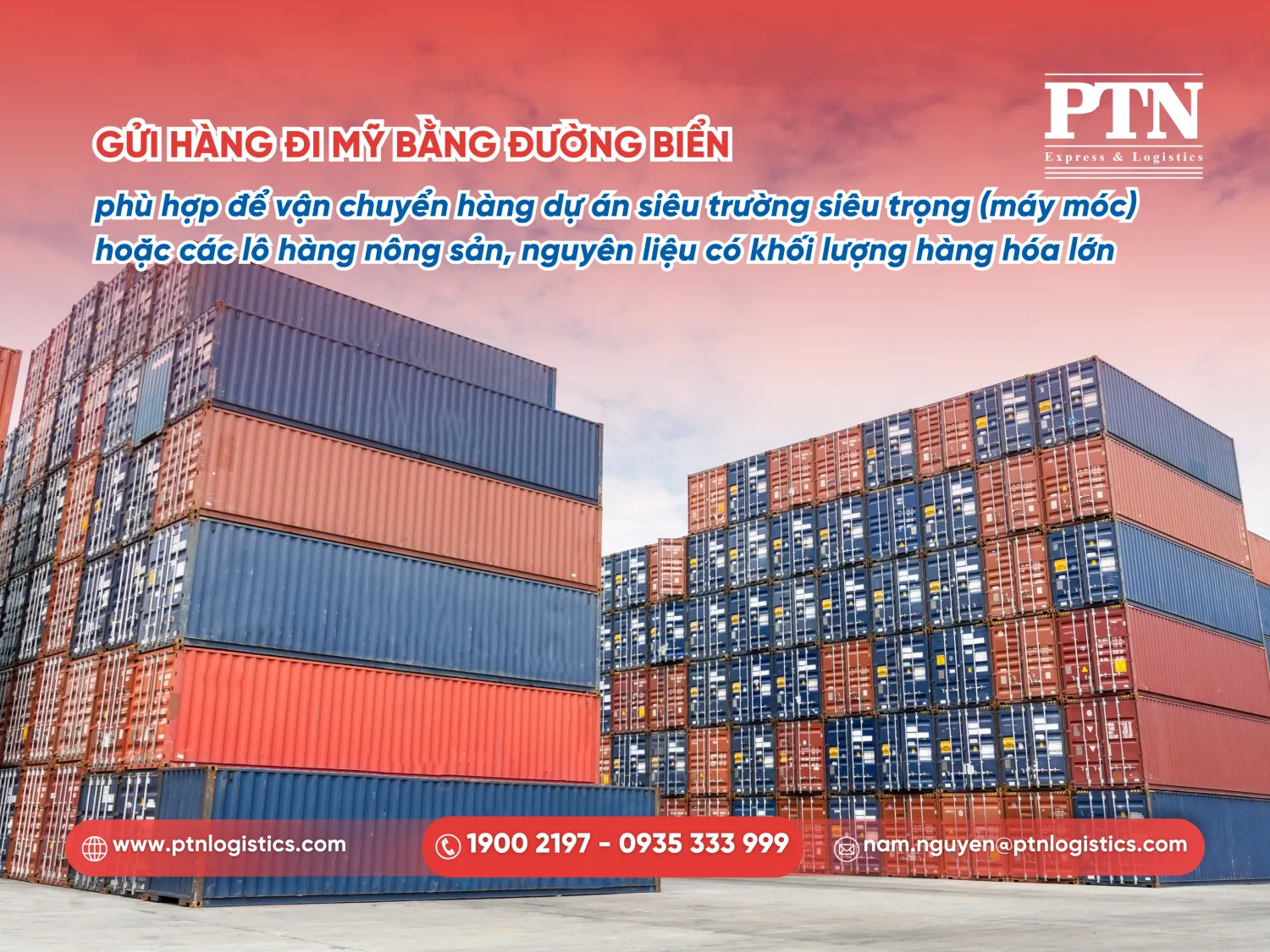 Phù hợp với hàng quá khổ và số lượng lớn