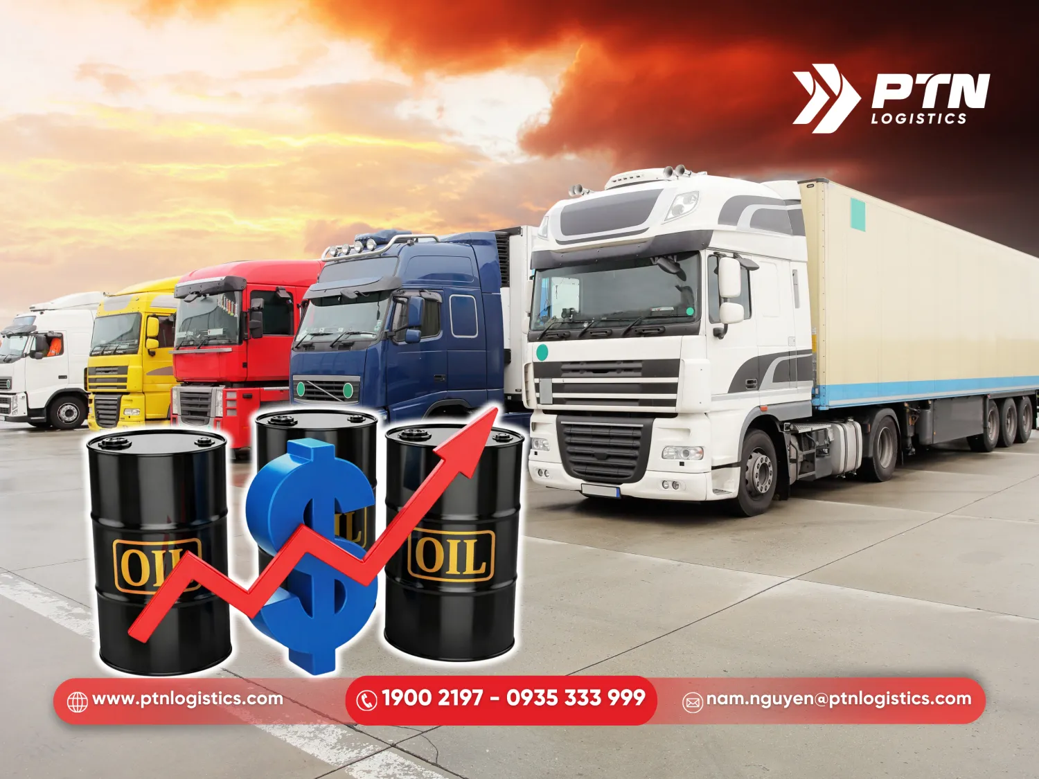 Phụ phí xăng dầu ảnh hưởng tới chi phí container
