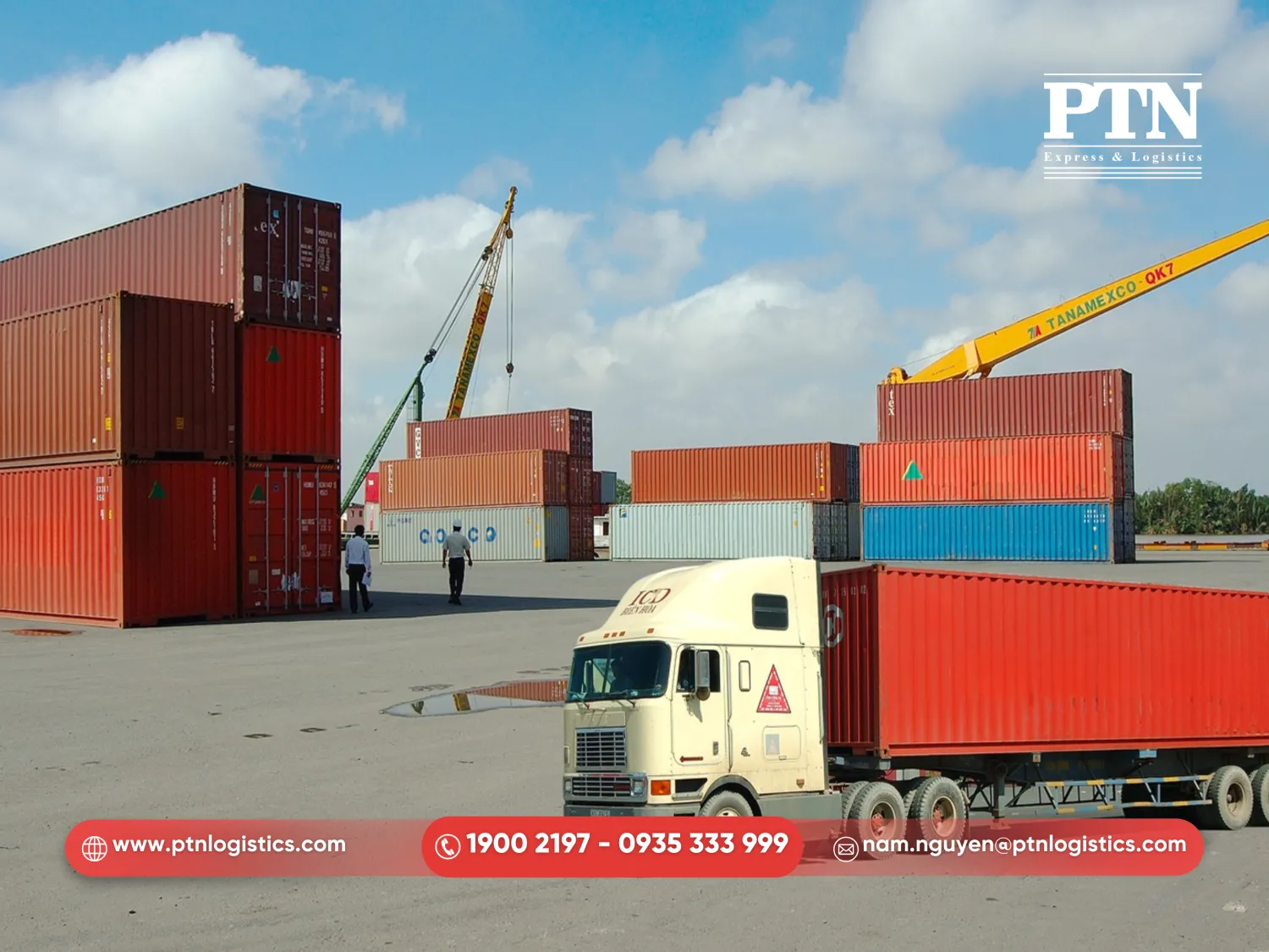 Phục vụ làm việc với kho, cảng, ICD