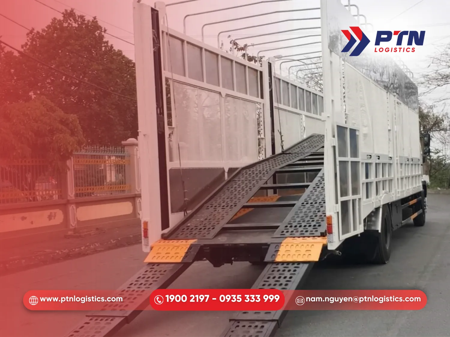 Phương thức vận chuyển ô tô bằng xe chuyên dụng
