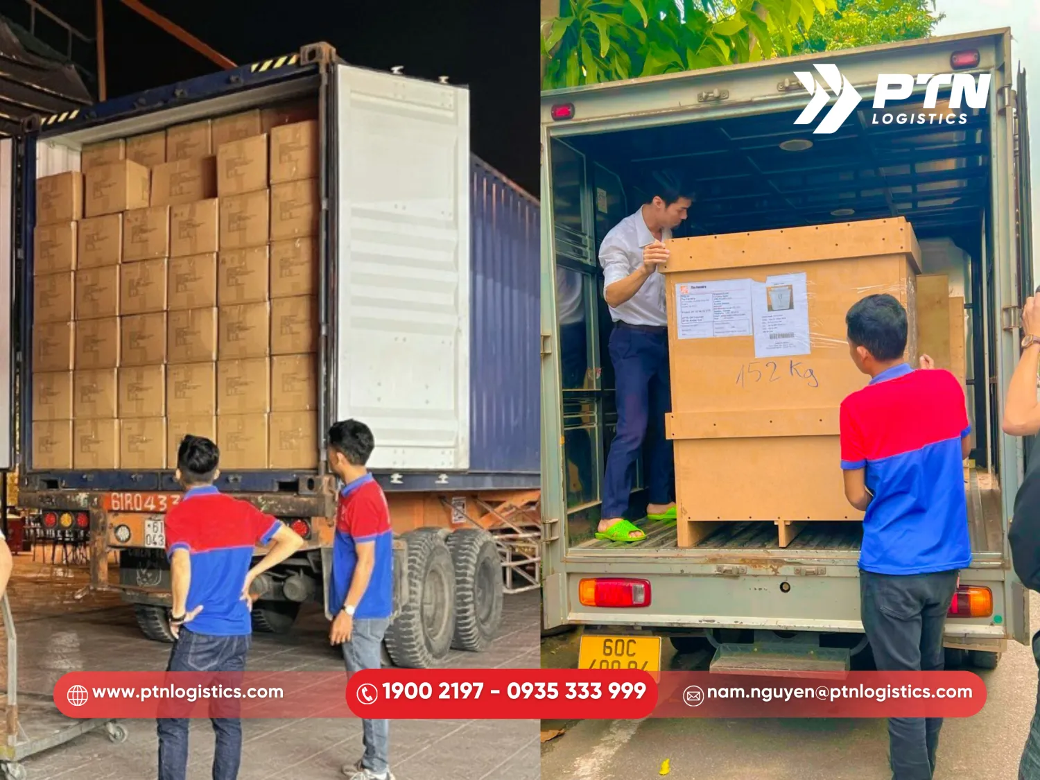 PTN Logistics cung cấp dịch vụ chuyên nghiệp và uy tín